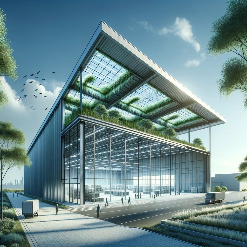 Modern Sustainable EcoWarehouse Design