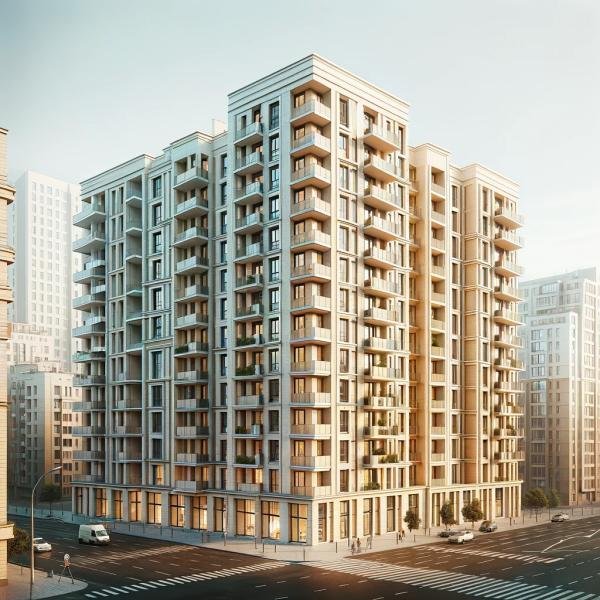 Kyiv Pastel High-Rise